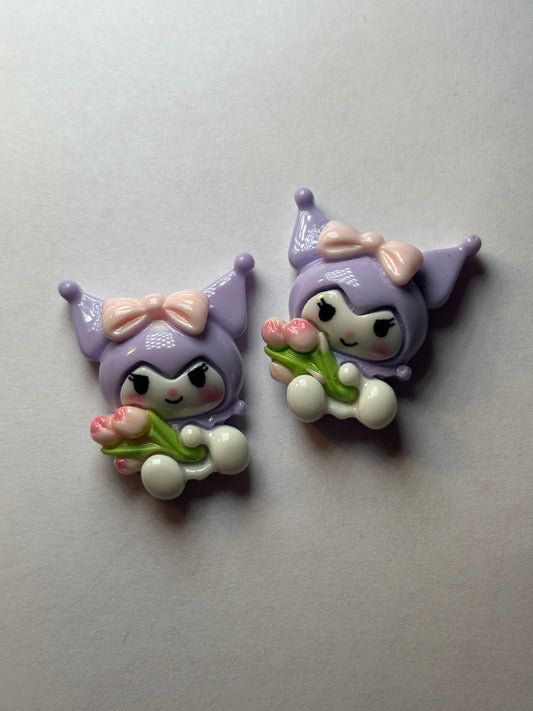 Kuromi “Valentine” Flower bouquet Nail Charm