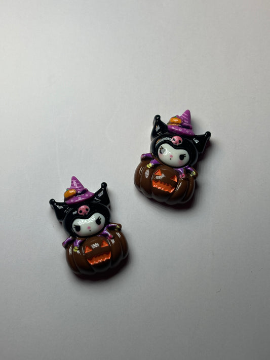 Kuromi Chocolate Pumpkin Charm