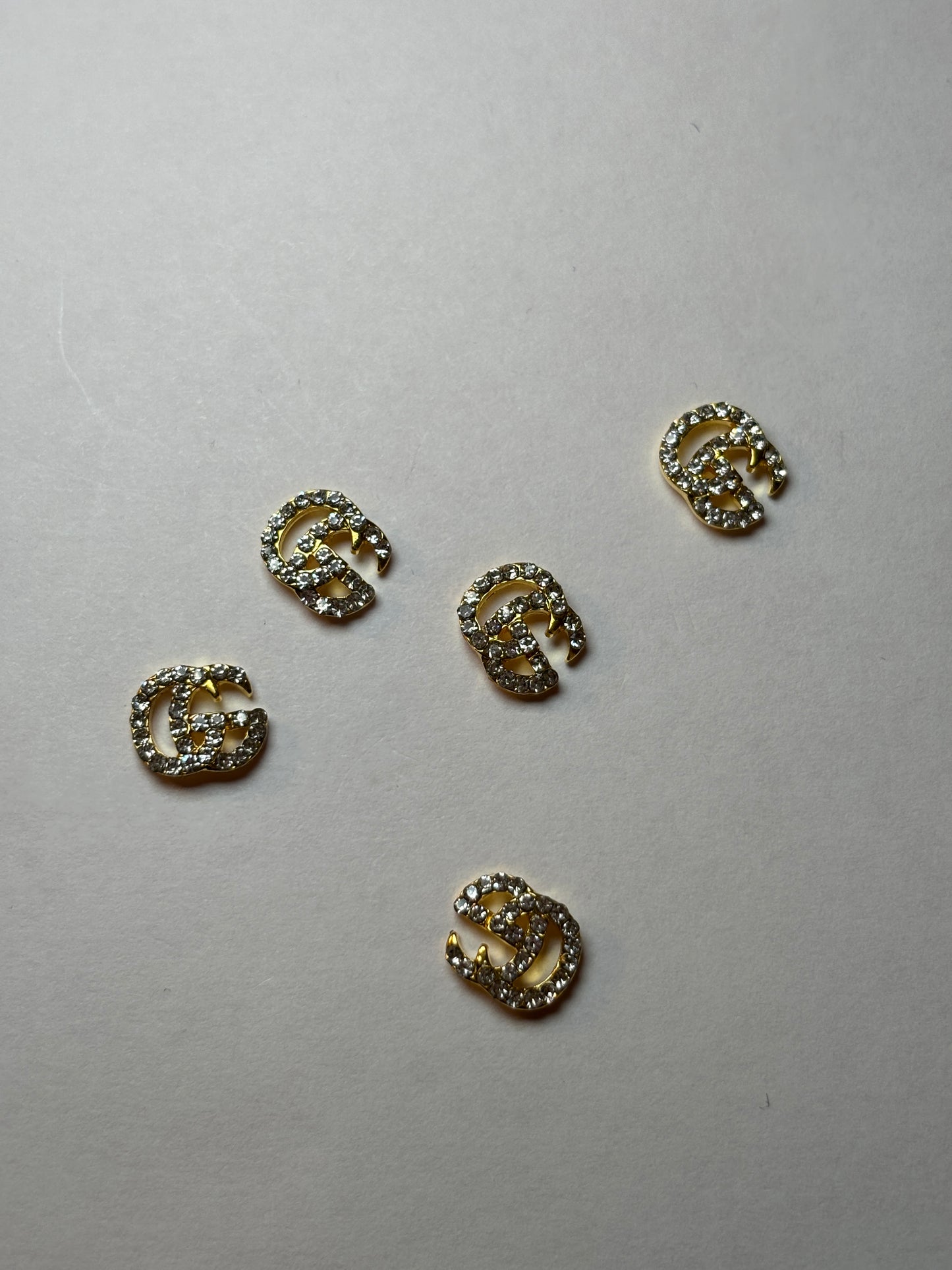 Gold Diamond Stud Luxury Charms