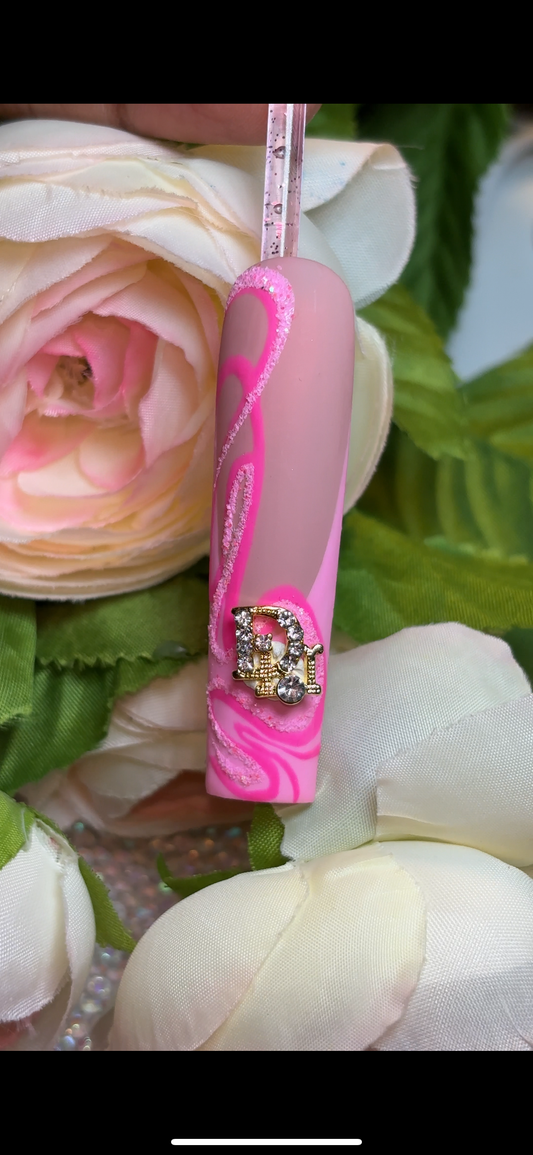 Gold Diamond Stud Luxury Charms