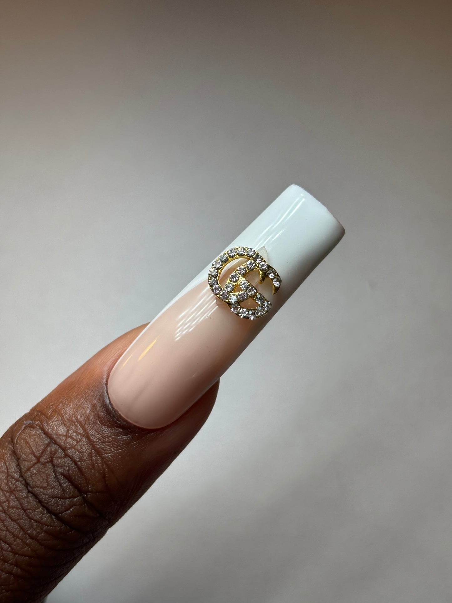 Gold Diamond Stud Luxury Charms