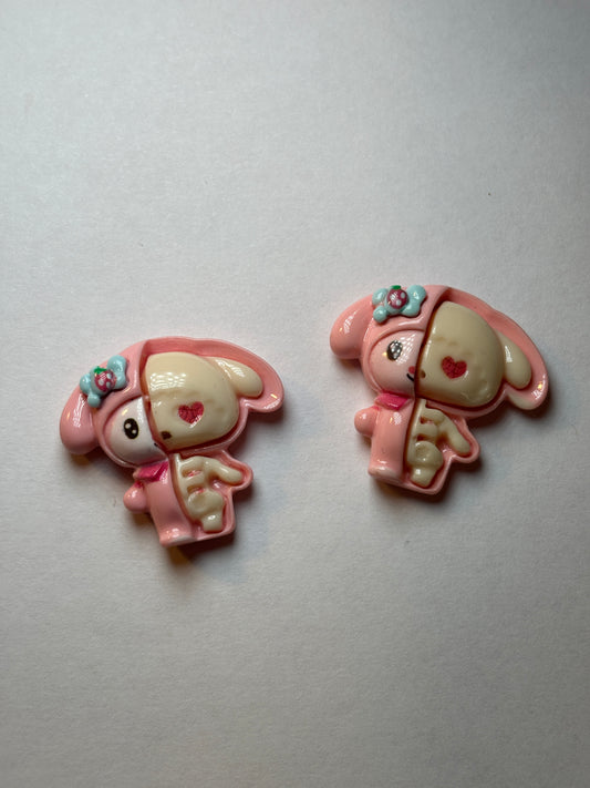 Zombie My Melody Charm Pink