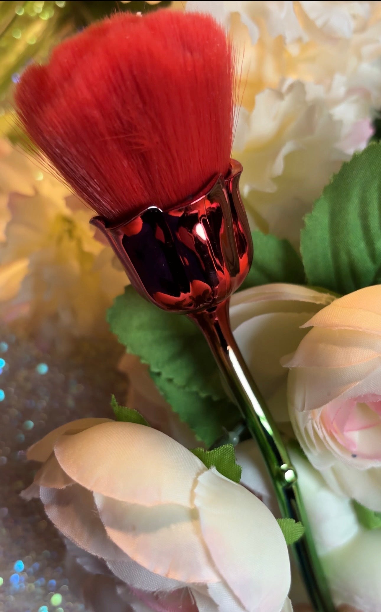 Rose Nail Duster Brush