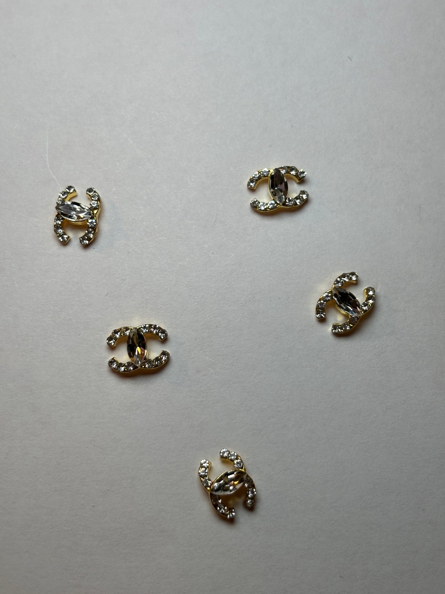 Gold Diamond Stud Luxury Charms