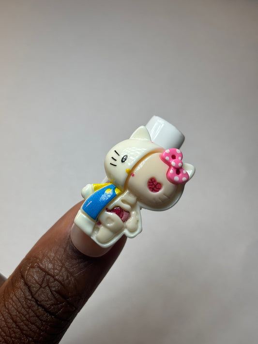 Hello Kitty Zombie Charm