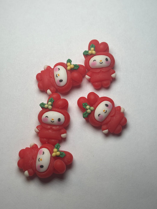 My Melody Mistletoe Charm(5pc)