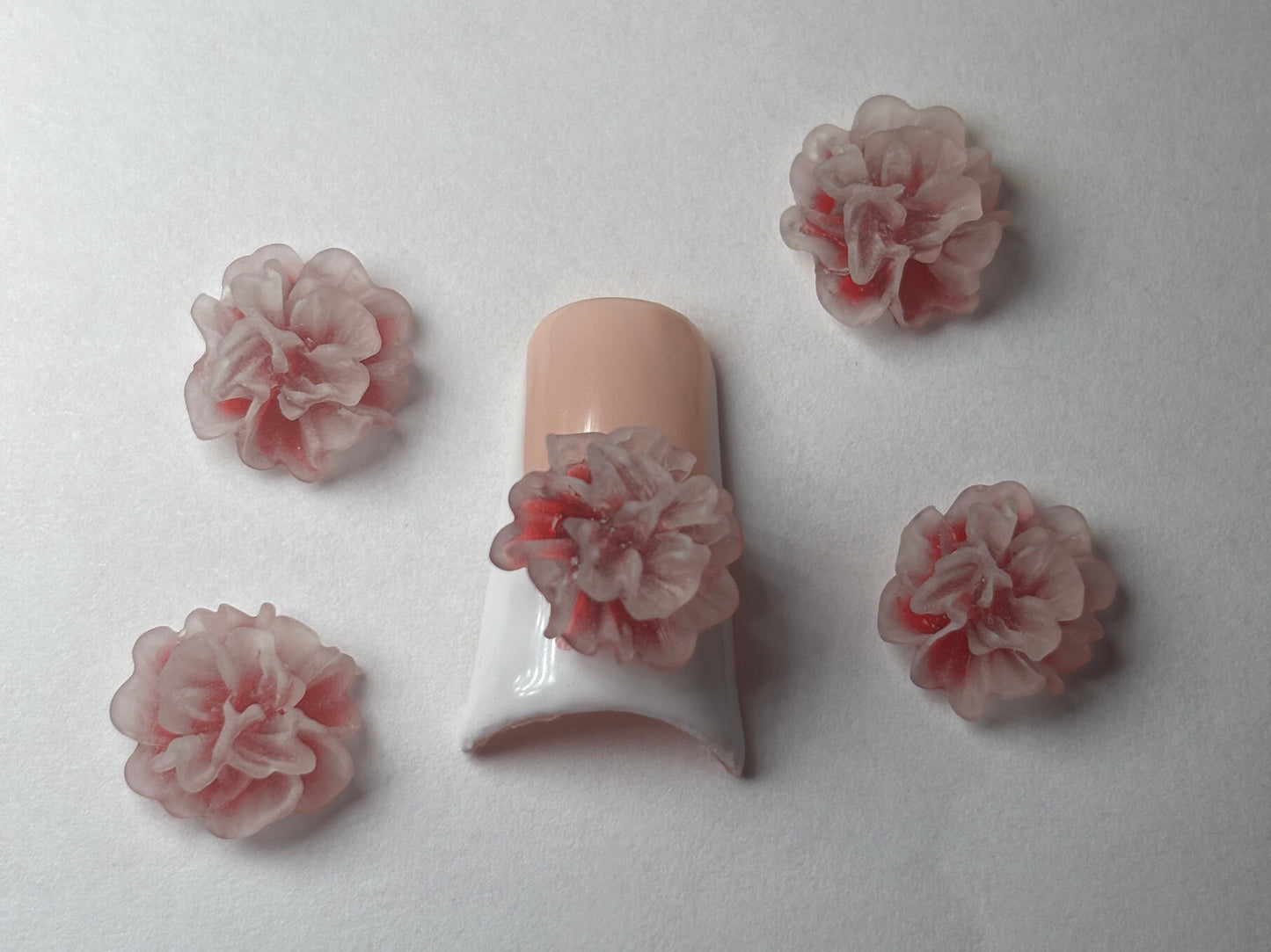 Ruffled Flower Nail Charm 