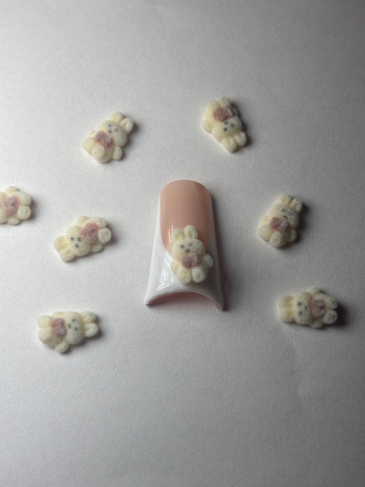 Furry Bunny Mini Nail Carms