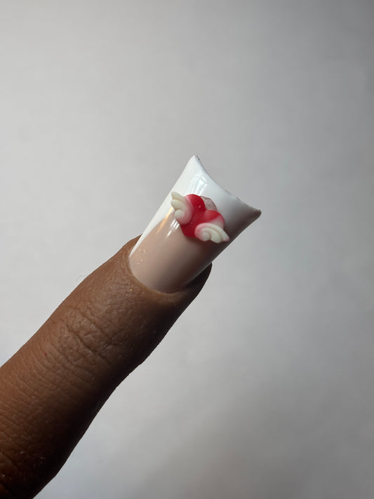 Winged Heart Charm ￼