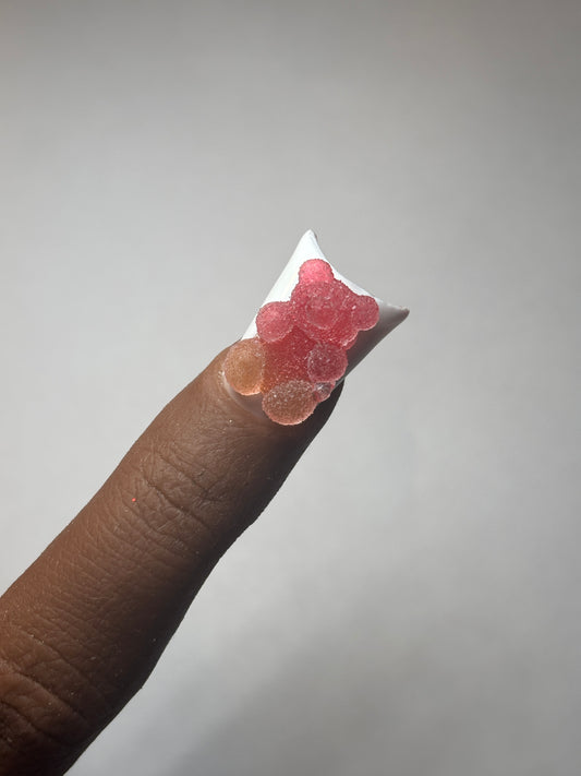 Sour Gummy Bear Nail Charms ￼