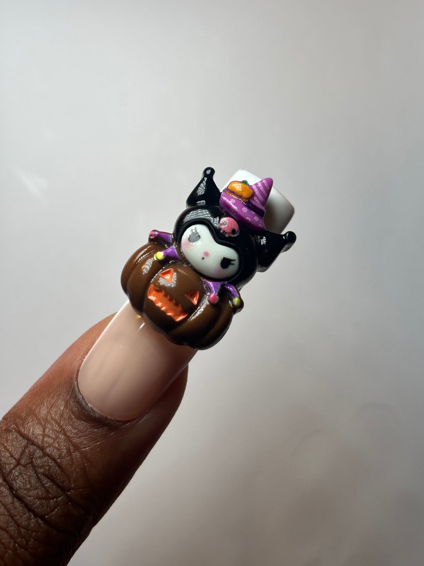 Kuromi Chocolate Pumpkin Charm