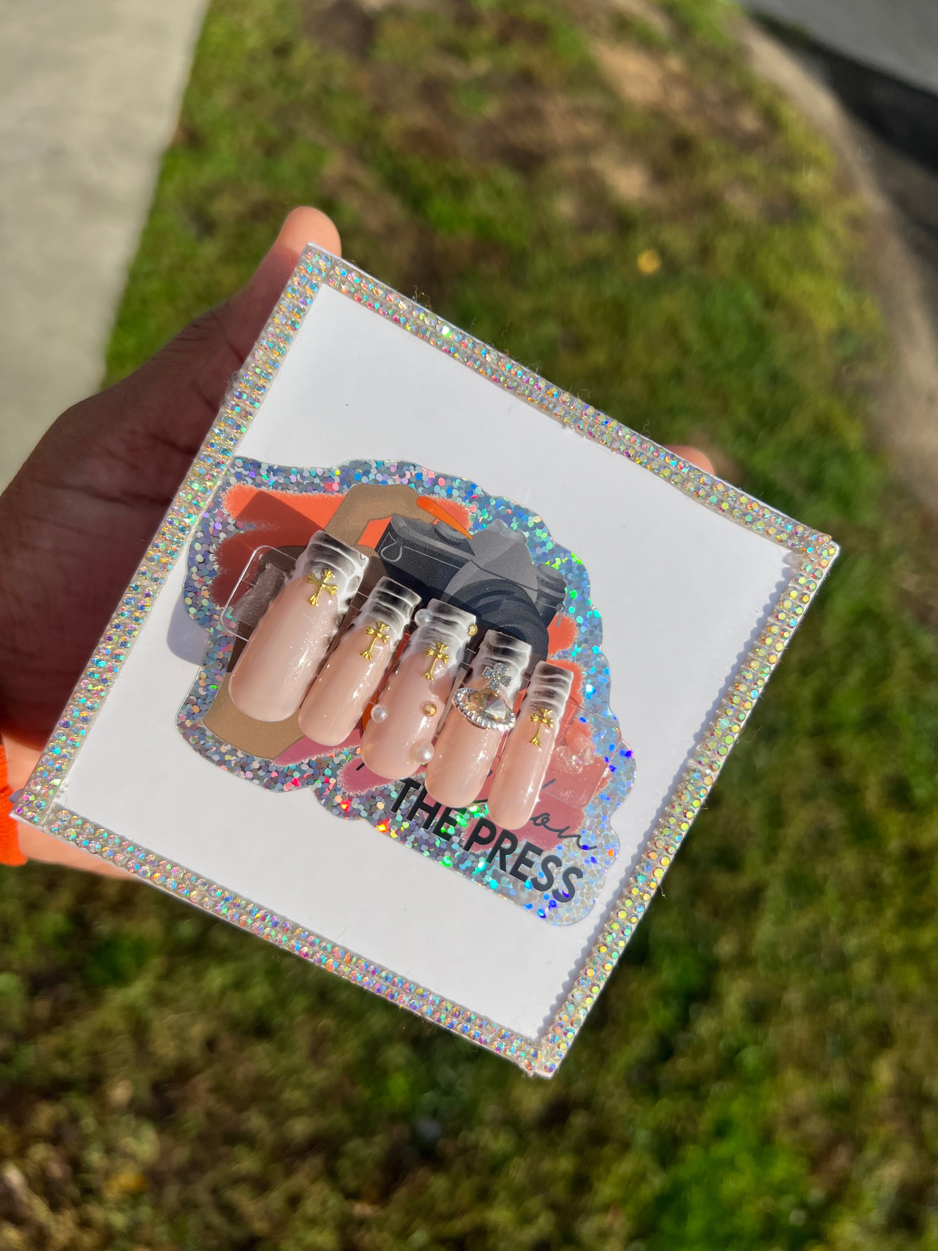 Load video: Applying false nails