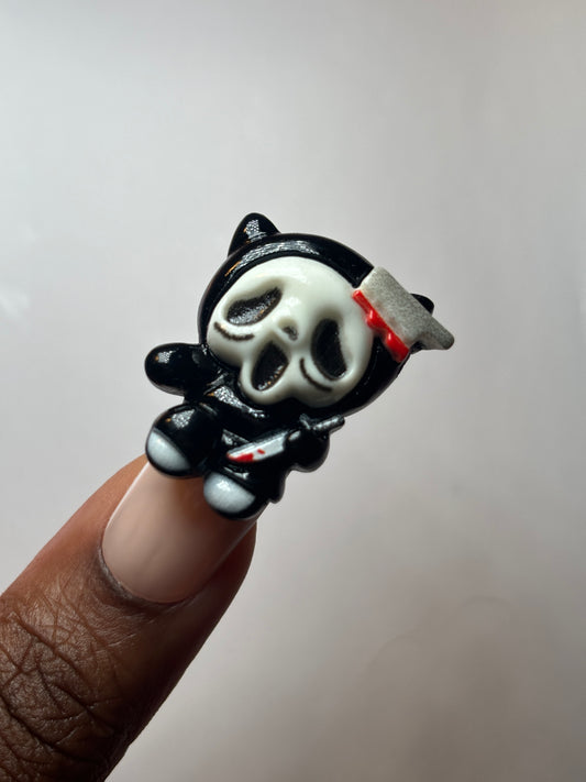 Scream Mask Hello Kitty Charm