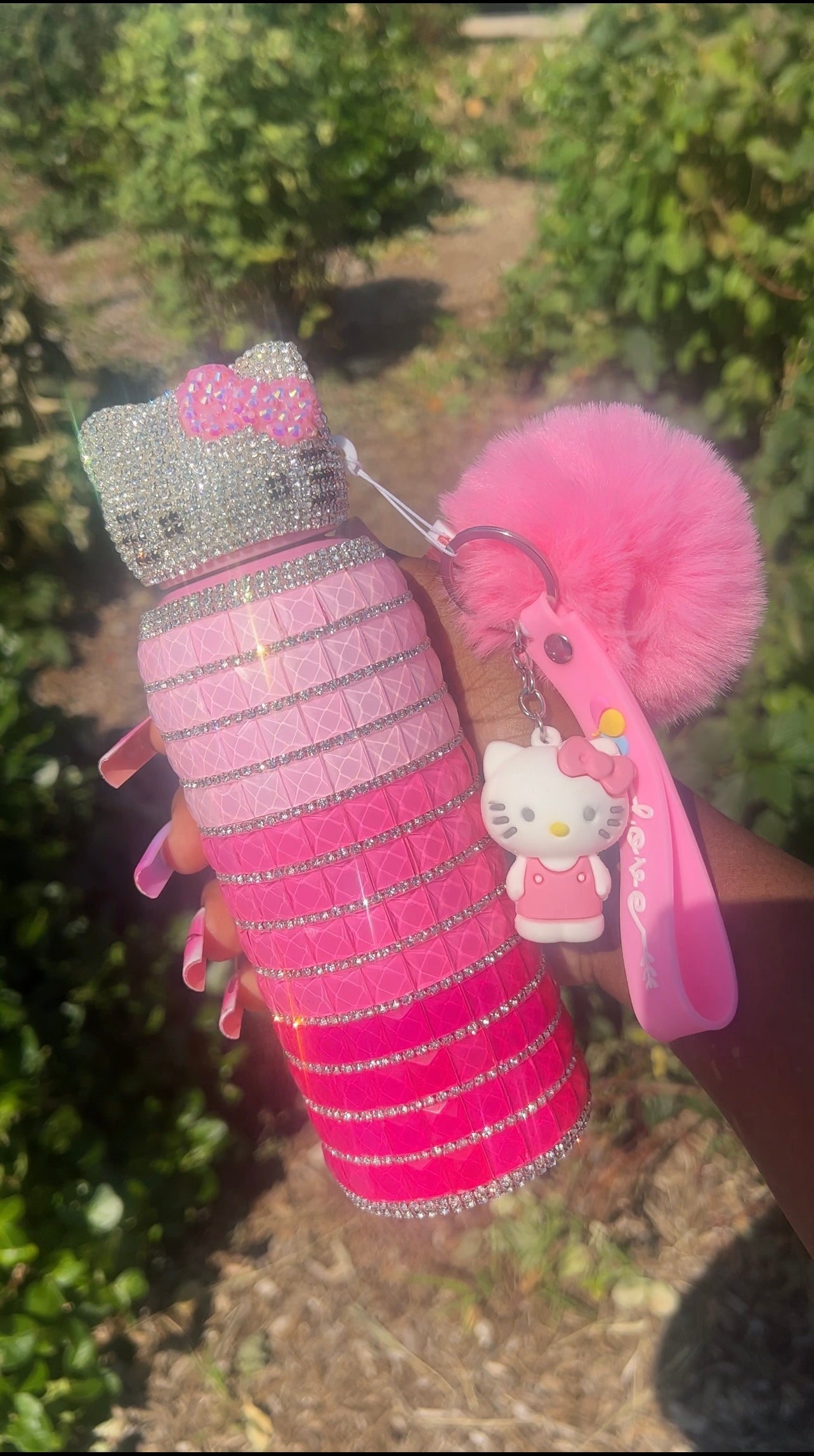 Rhinestone Water Cup | Kitty Bling Tumbler Cup | 10.1 oz Tumble Cup | Birthday Gifts