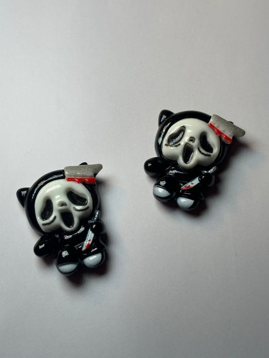 Scream Mask Hello Kitty Charm