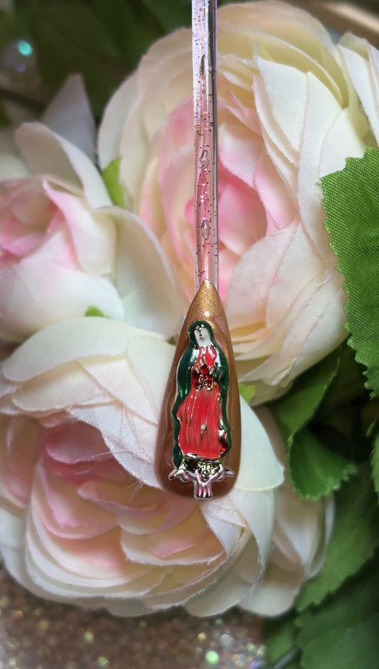 Mother Mary Nail Charm