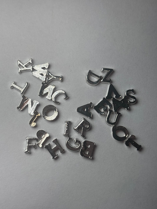 Gold & Silver Letter Charm