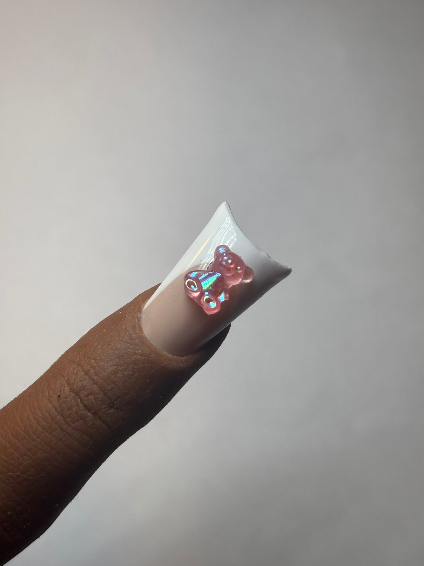 Holographic Teddy Bear Charm￼