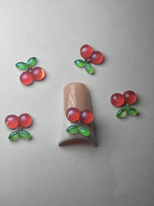 Cherry Nail Charm ￼