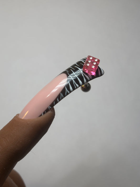 Dice Piercing XL Bar