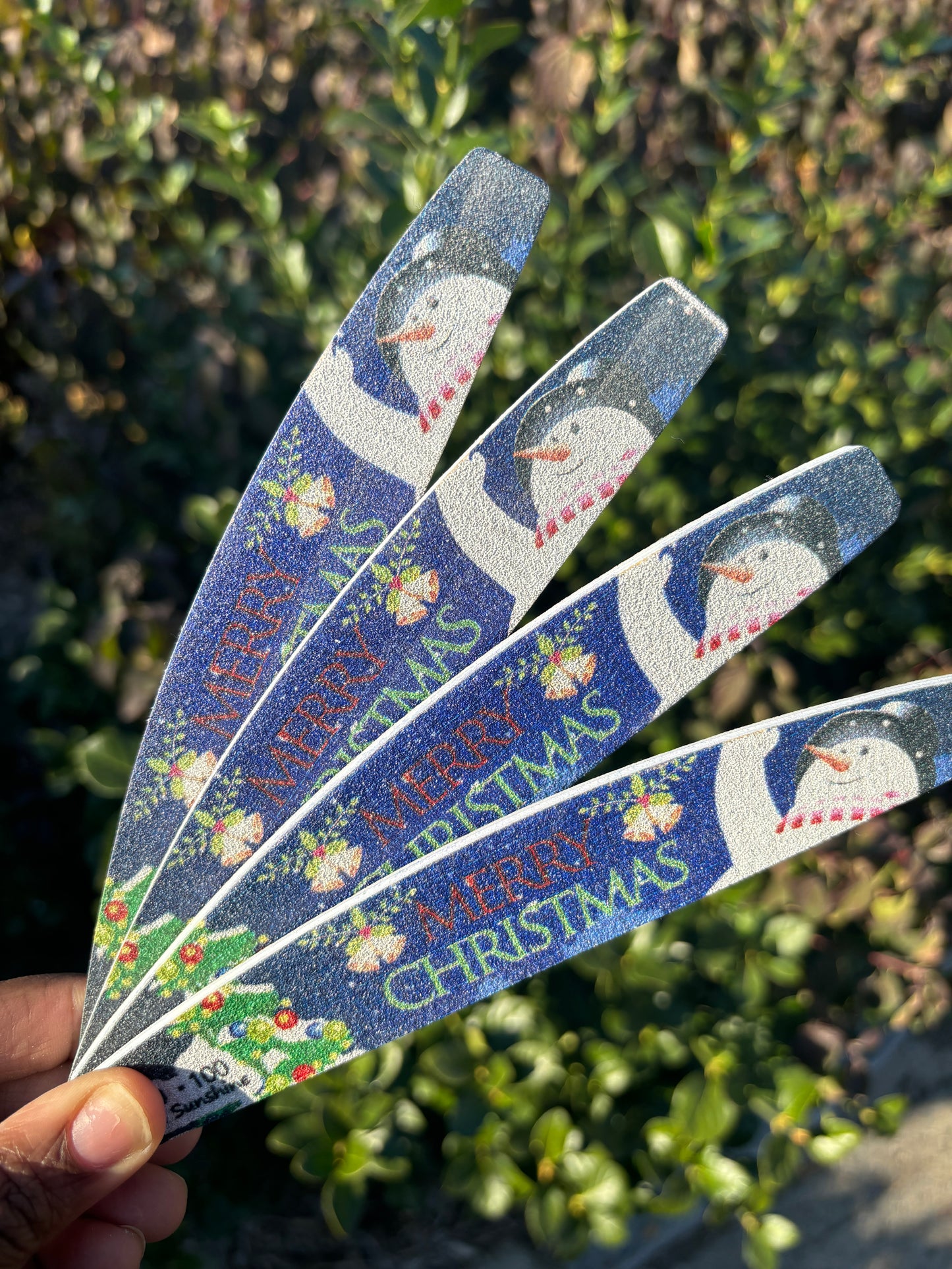 Christmas Nail Files