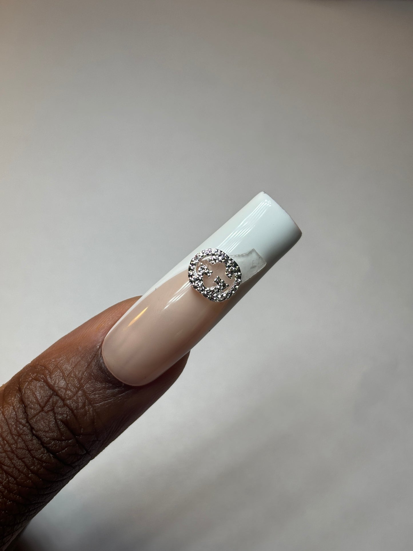 Silver  Luxury Nail Charms