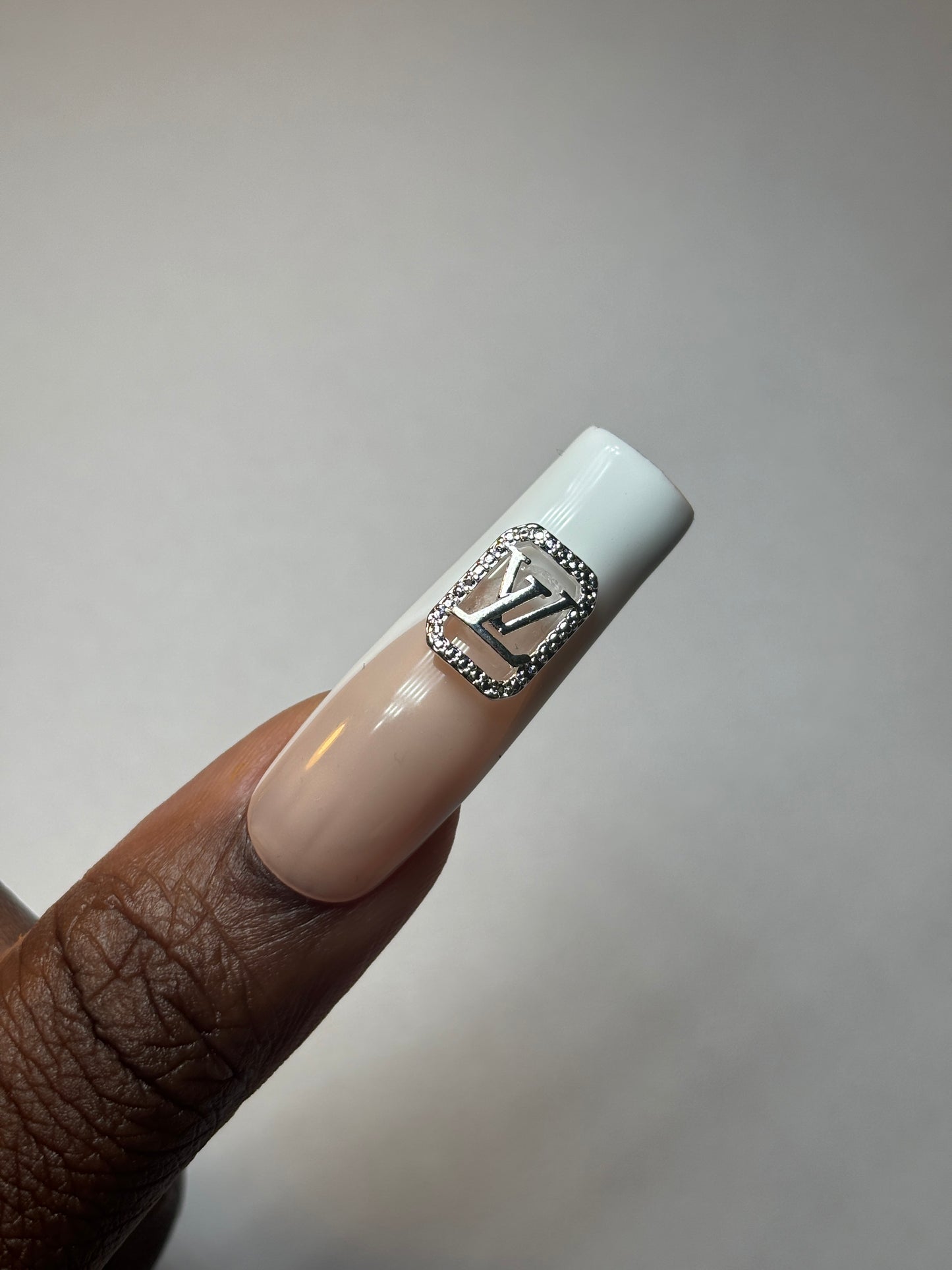 Silver  Luxury Nail Charms