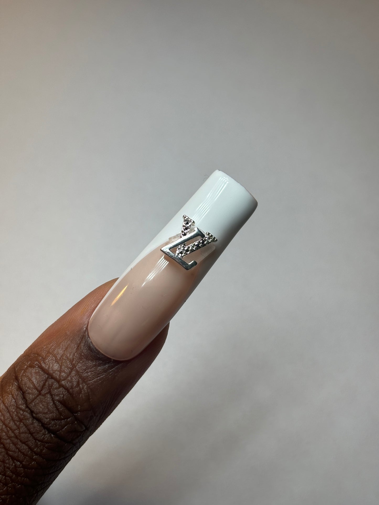 Silver  Luxury Nail Charms