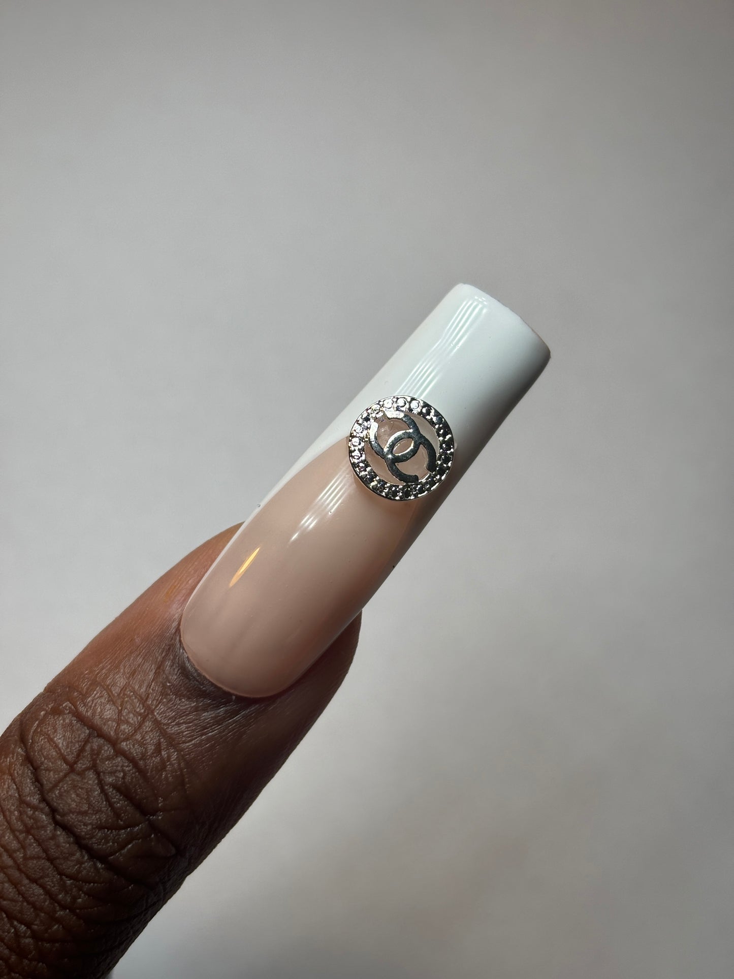 Silver  Luxury Nail Charms