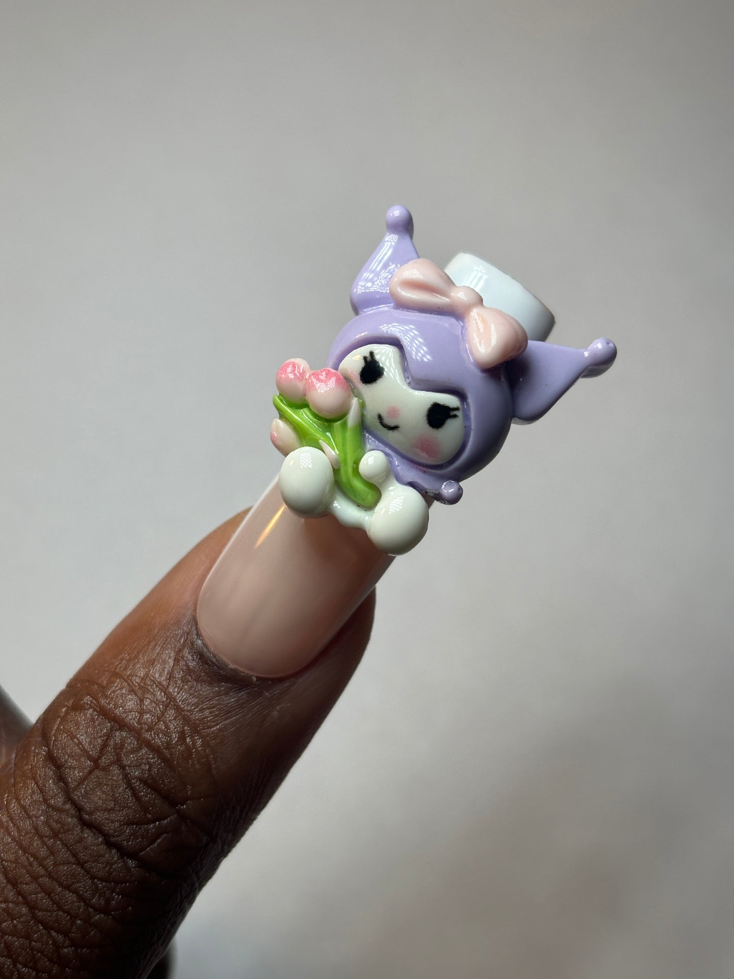 Kuromi “Valentine” Flower bouquet Nail Charm