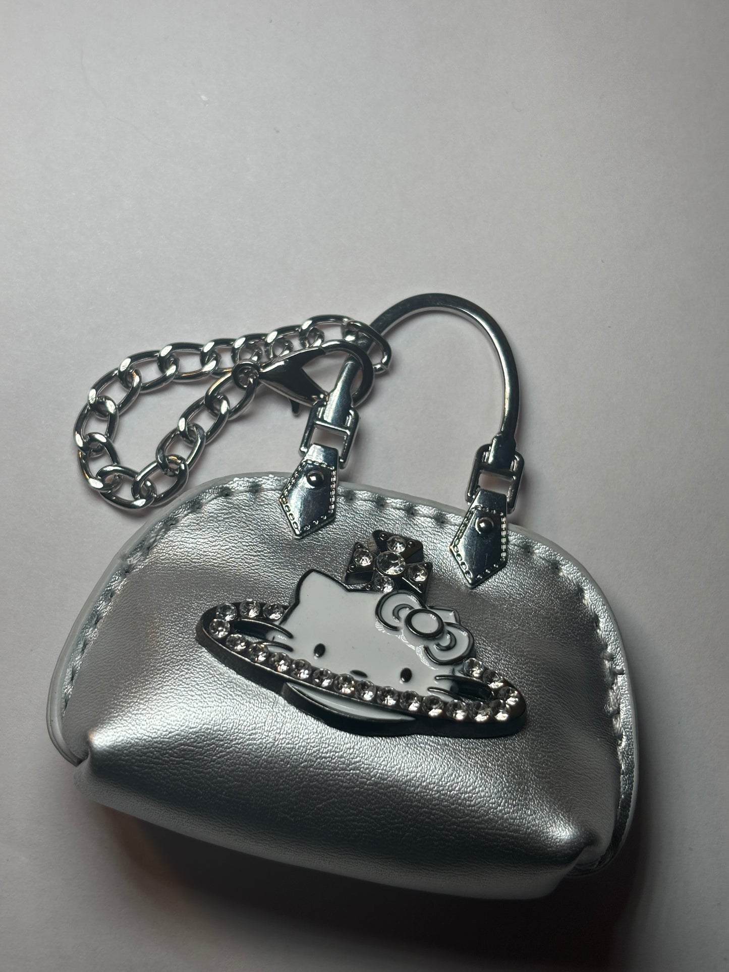 Hello Kitty Sliver Bag Keychain | Junk Case Charm