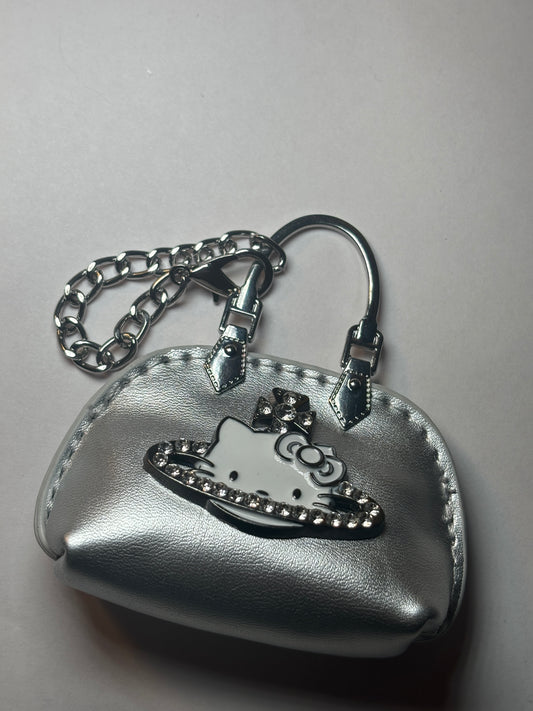 Hello Kitty Sliver Bag Keychain | Junk Case Charm