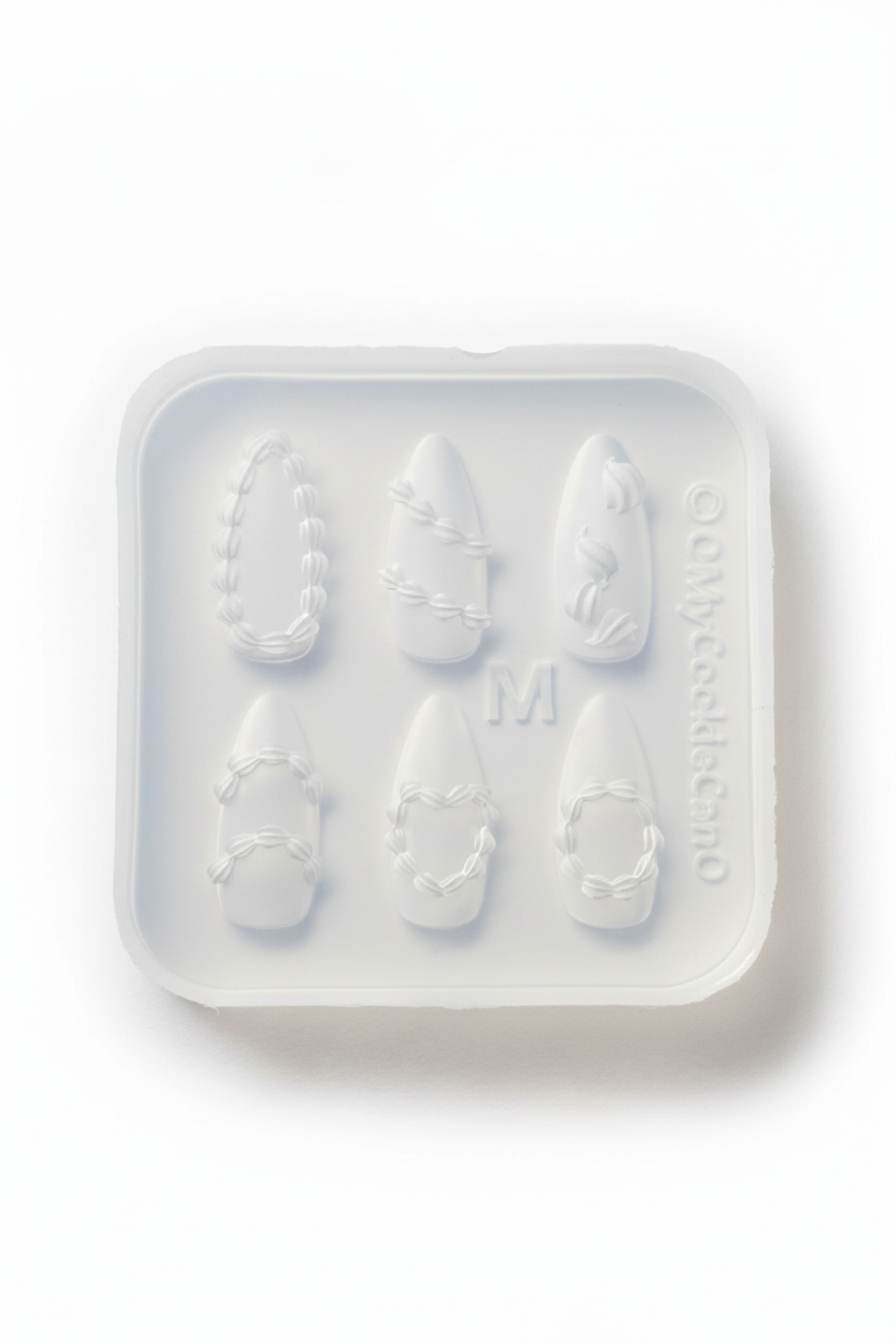 Professional silicone nail art mold photo